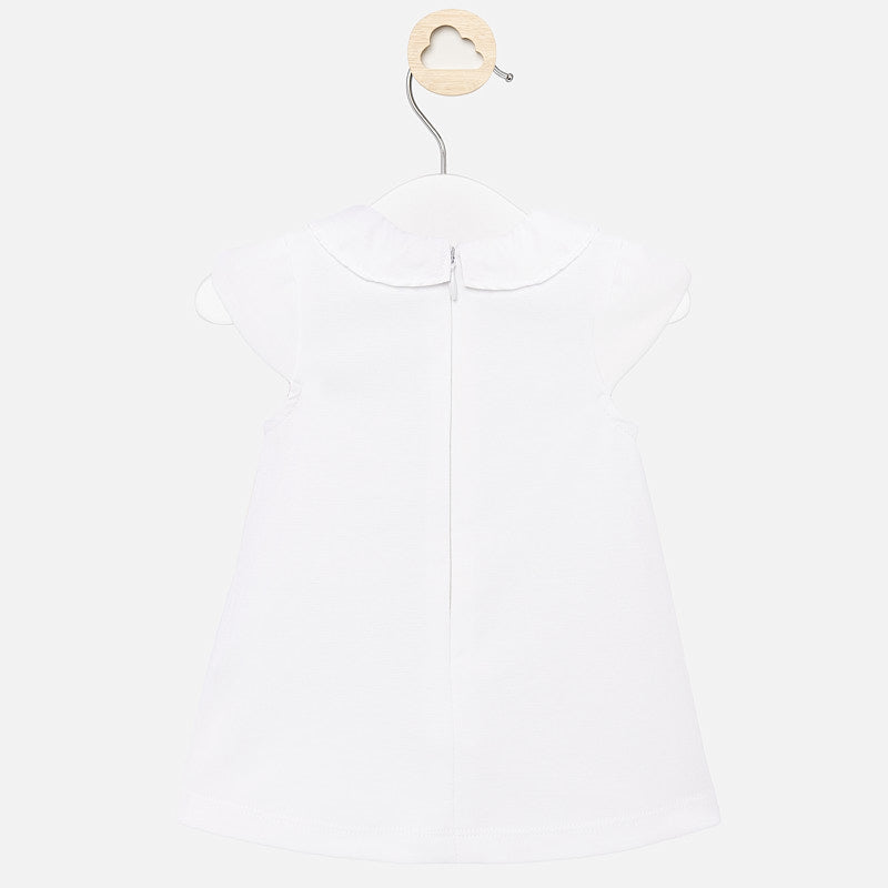 Mayoral Vestido bebé niña SS20 Flores posicionadas Sku 1883 Color Sun