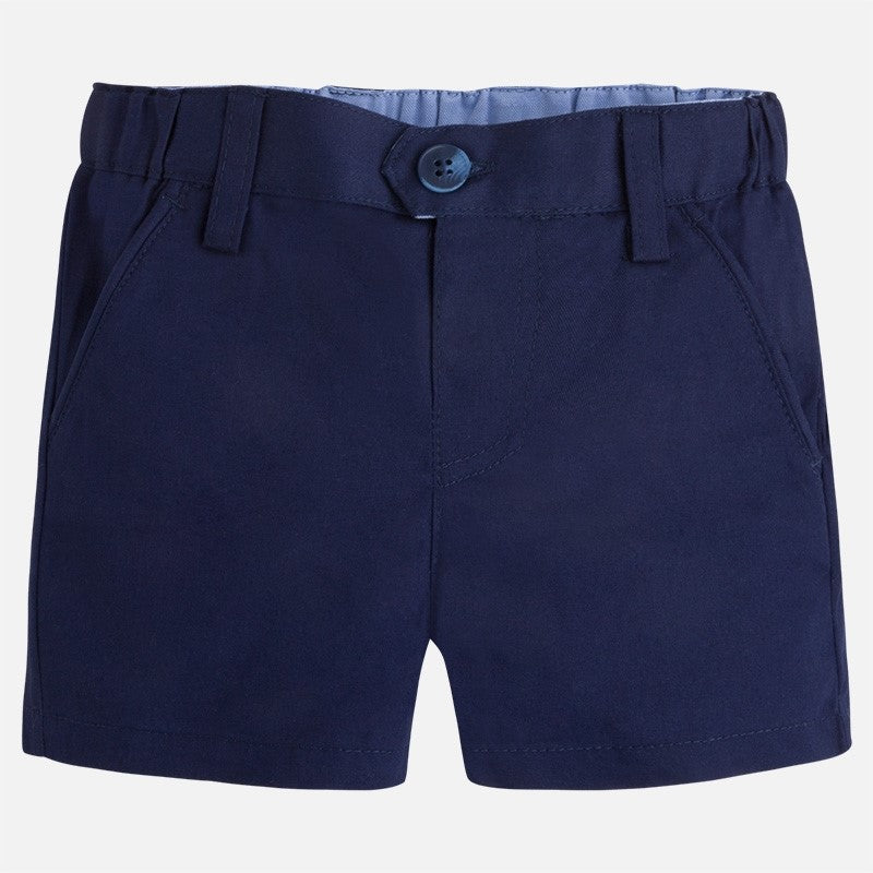 Pantalón Corto Sarga Basico para bebe MAYORAL Ref  201/52 Navy