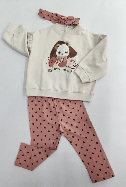 Conjunto leggings con sudadera para bebé ECOFRIENDS Garbanzo SKU-2725