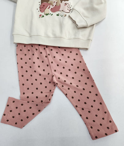 Conjunto leggings con sudadera para bebé ECOFRIENDS Garbanzo SKU-2725