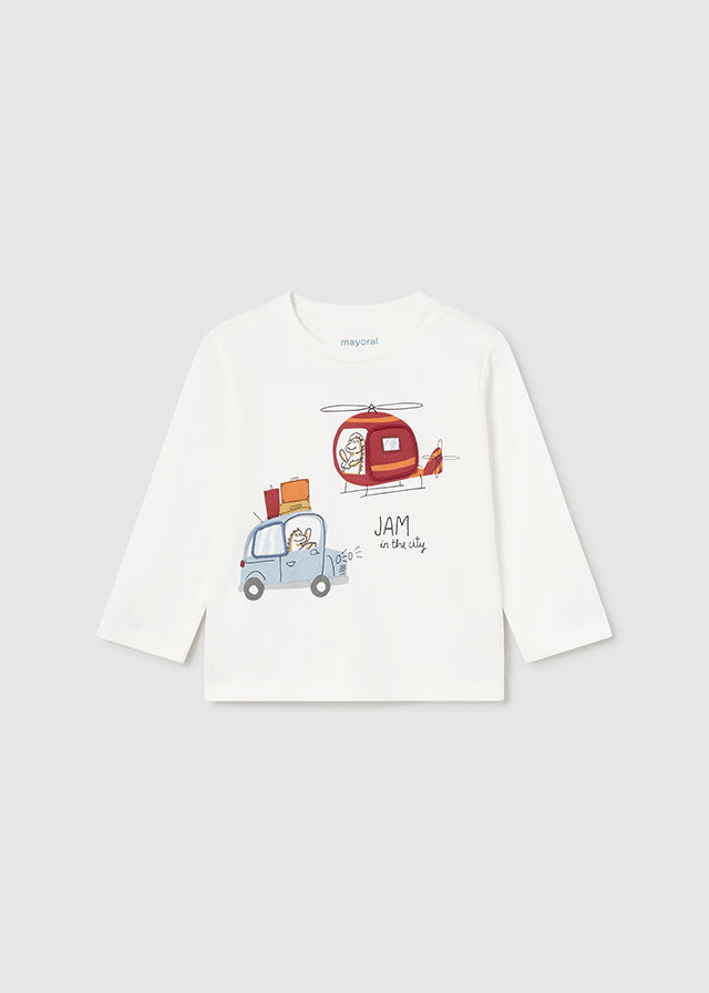 Camiseta manga larga play "hurry up"