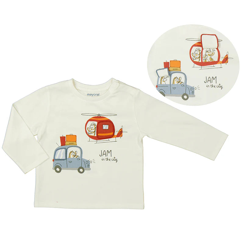 Camiseta manga larga play "hurry up"