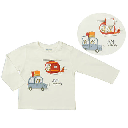 Camiseta manga larga play "hurry up"