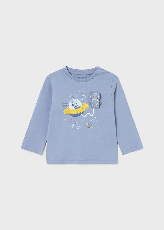 Camiseta manga larga play "space"