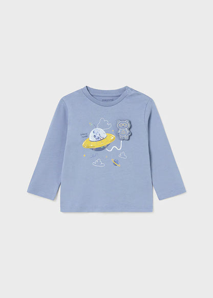 Camiseta manga larga play "space"