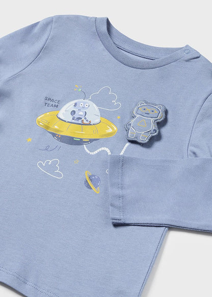 Camiseta manga larga play "space"