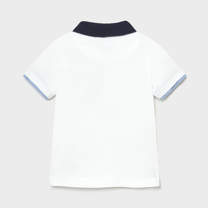 Camisa M/C Polo Vestir MAYORAL Ref -1103-38 Blanco