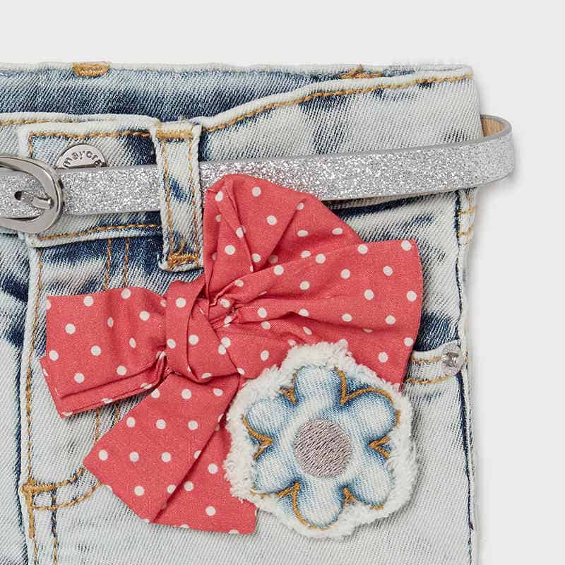 Conjunto  2 Piezas Short Corto , Cinturon Sku 1237 Color 5 Bleached
