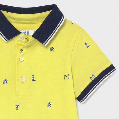 Camisa Polo Serigrafia MAYORAL Ref 1254-54 Amarillo