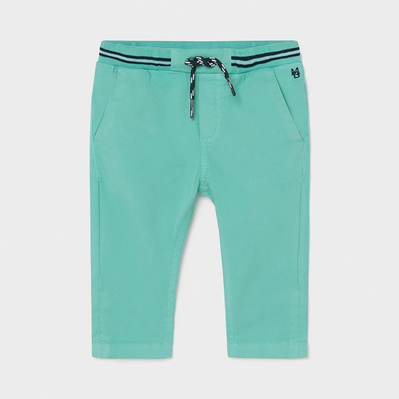 Pantalón Sarga Cintura Patente MAYORAL Ref -1585-33 Aqua