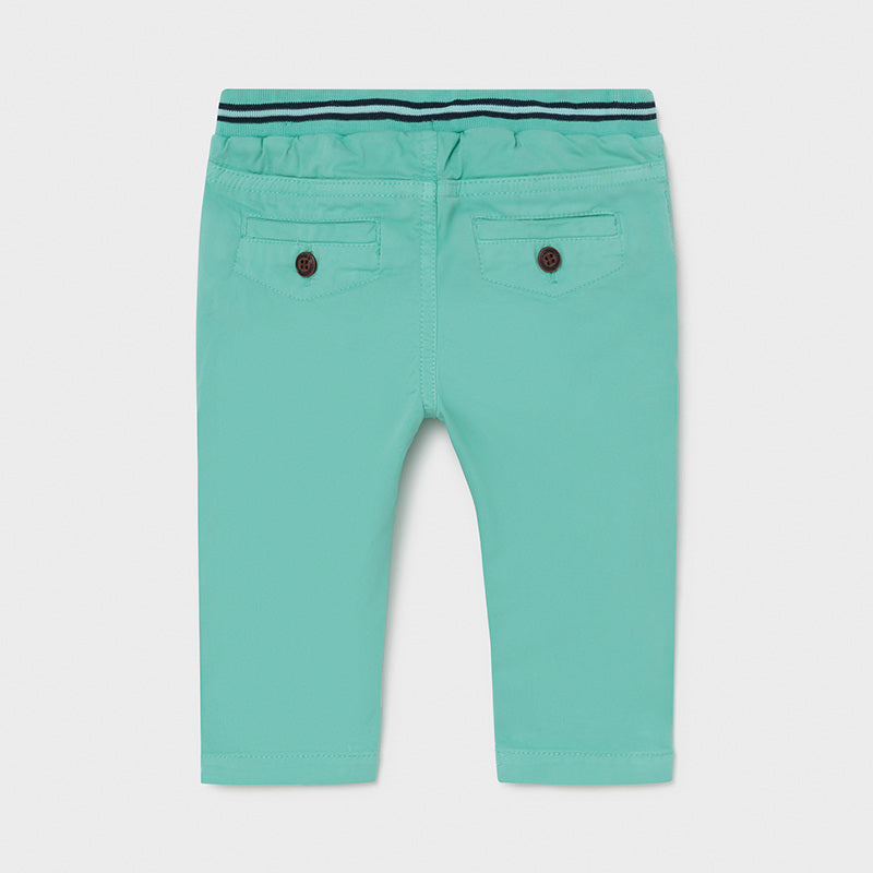 Pantalón Sarga Cintura Patente MAYORAL Ref -1585-33 Aqua