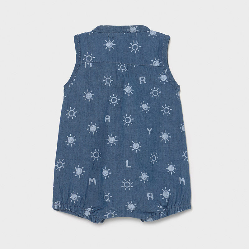 Pelele Bebé Niño MAYORAL SKU 1621 Color Blue Denim