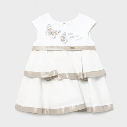 Vestido Combinado Lino Conjunto 2 Pz SKU 1971 Color Piedra