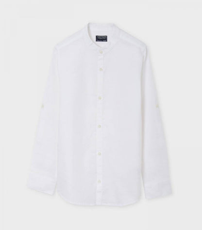 Camisa Lino Sku 6122 Color Blanco