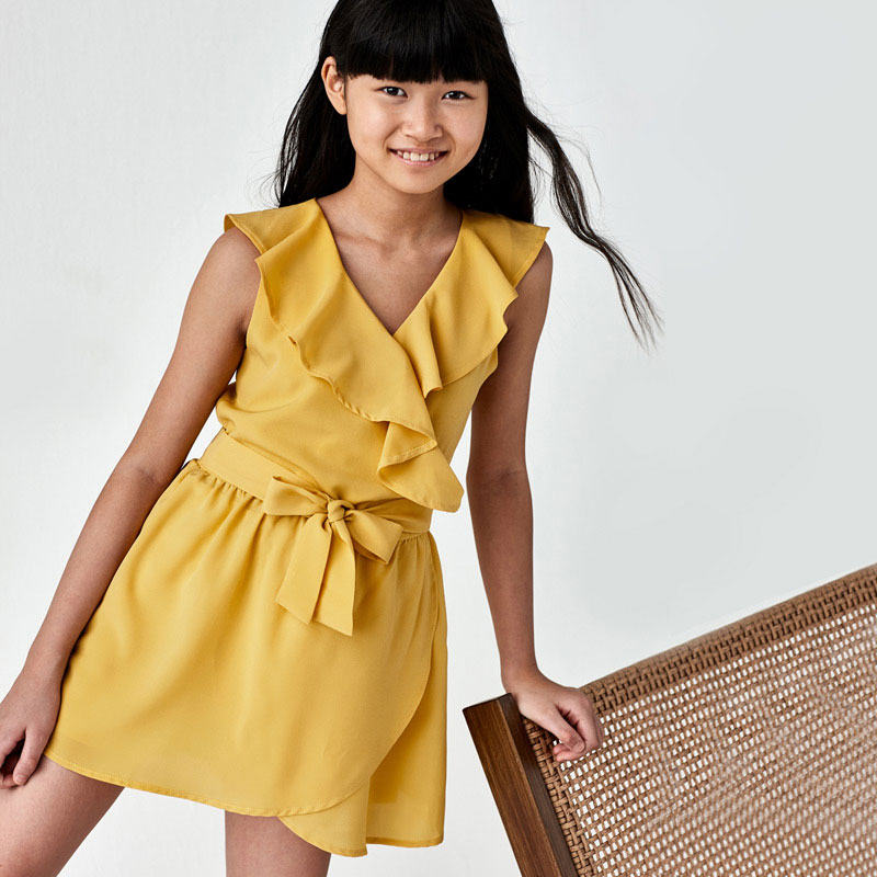 Vestido para chica MAYORAL Ref. 6816/56 Mostaza