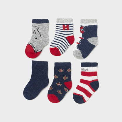 Set 6 Calcetines MAYORAL SKU 9363 Color 18 Navy