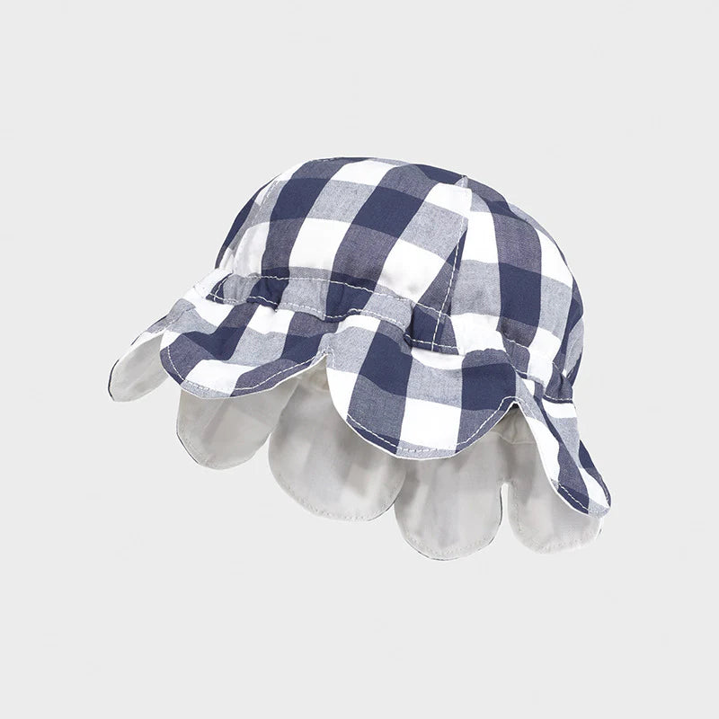 Gorro Bebe Cuadros MAYORAL SKU 9375 Color 73 Navy