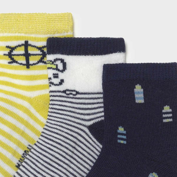 Set 3 Calcetines Fantasia MAYORAL SKU 10008 Color 10 Lima