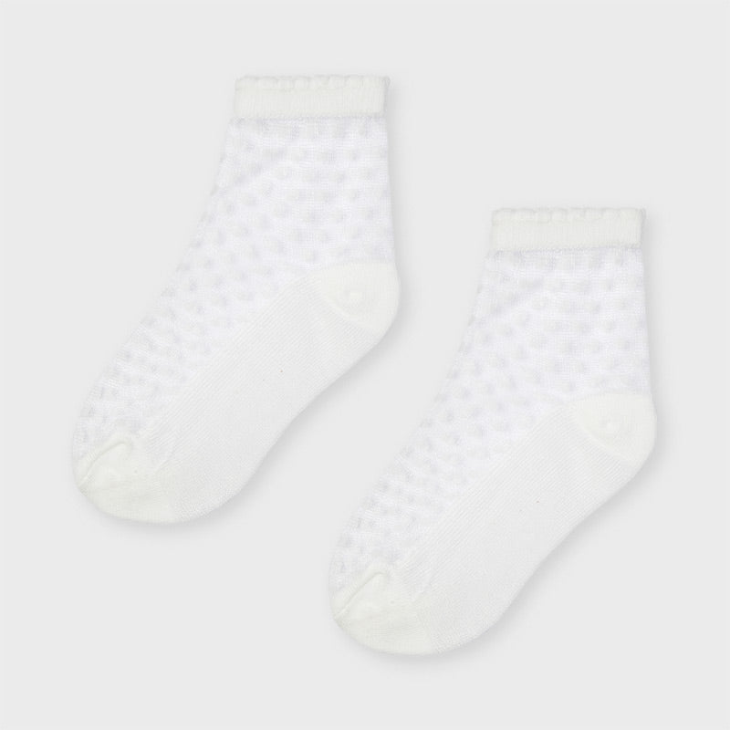 Calcetin Plumeti MAYORAL SKU 10057 Color 39 Crudo