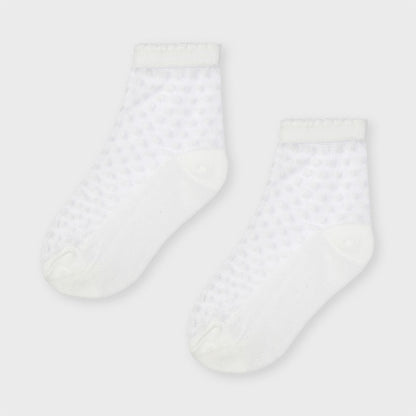 Calcetin Plumeti MAYORAL SKU 10057 Color 39 Crudo