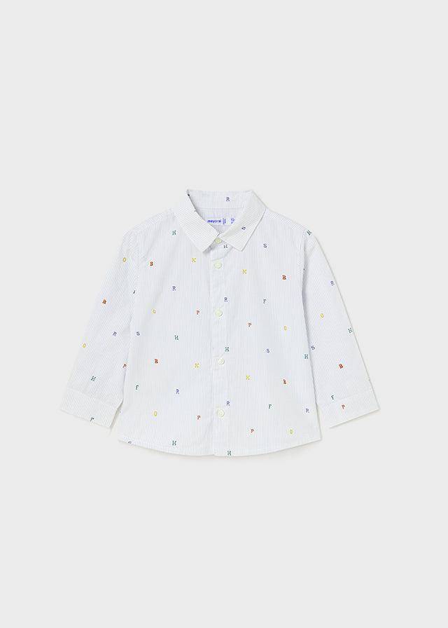 Camisa manga larga estampada