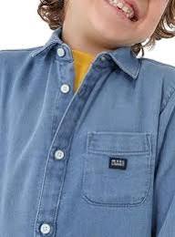 Camisa manga larga soft denim