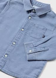 Camisa manga larga soft denim