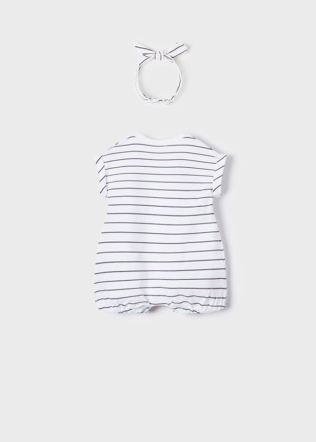 Conjunto de 2 peleles para niña recién nacida Sku 1615 Color Negro