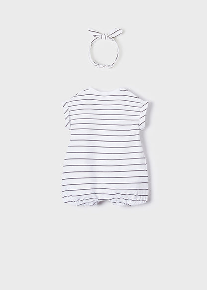 Conjunto de 2 peleles para niña recién nacida Sku 1615 Color Negro
