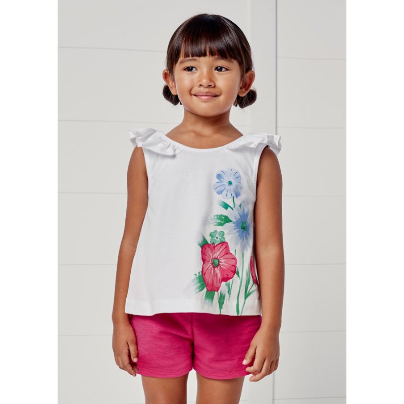 Conjunto Blusa Short Sku 3283 Color Magenta