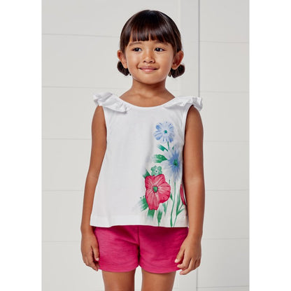 Conjunto Blusa Short Sku 3283 Color Magenta