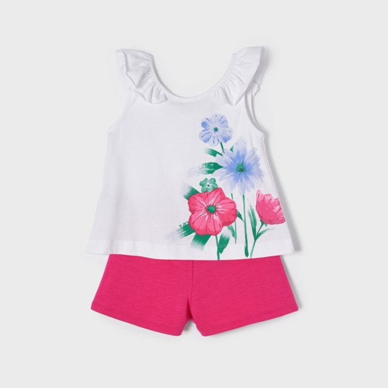 Conjunto Blusa Short Sku 3283 Color Magenta