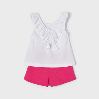 Conjunto Blusa Short Sku 3283 Color Magenta