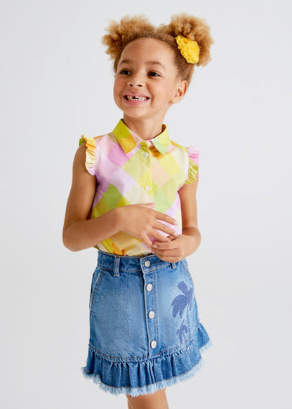 Falda Tejana Sku 3901 Color 88 Medio