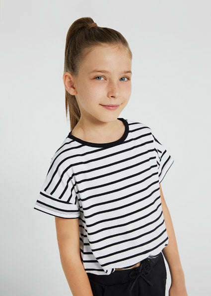 Camiseta Rayas Sku 6031 Color Negro