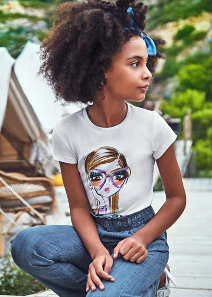 Camiseta para chica MAYORAL Ref. 6037/ Blanco