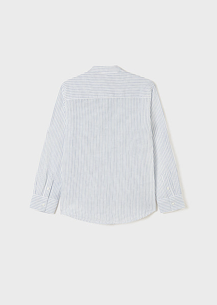 Camisa Stand Up Lino para chico MAYORAL Ref. 6114/38 Rayas