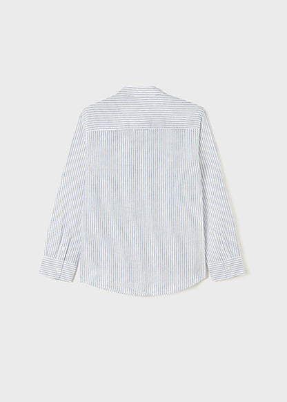 Camisa Stand Up Lino para chico MAYORAL Ref. 6114/38 Rayas