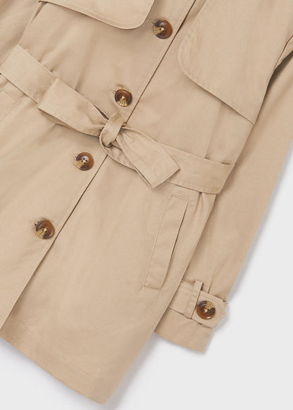 Gabardina para chica MAYORAL Ref. 6427/7 Tostado