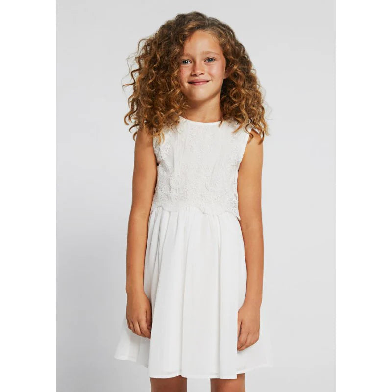 Vestido para chica MAYORAL Ref. 6956/43 Crudo