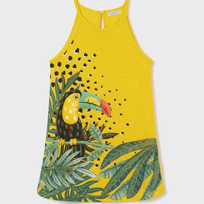 Vestido sin mangas Tucan para chica MAYORAL Ref. 6990/87 Amarillo