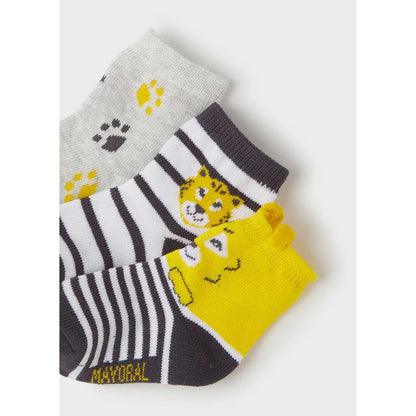 Set 3 Calcetines MAYORAL SKU 10174 Color 40 Amarillo