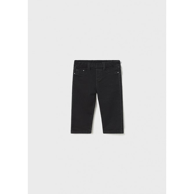 Pantalón de mezclilla skinny fit para bebé Sku 535 Color 65 Negros