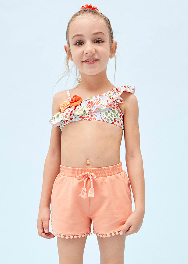 Short Felpa Basico 607 Color Melocoton