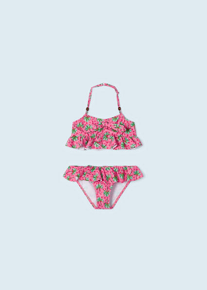Conjunto 2 Piezas Bikini Volante Lazo Sku  3789 Color 96 Peonia