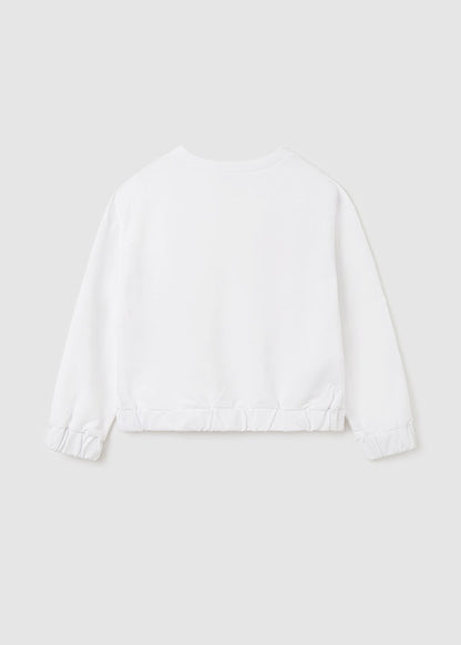 Pullover Grafica Mayoral Sku 6430 Color 46 Blanco