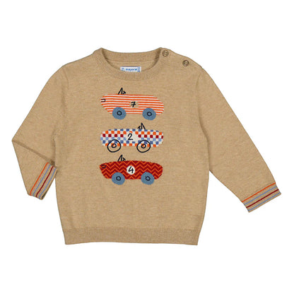 Jersey intarsia bordados