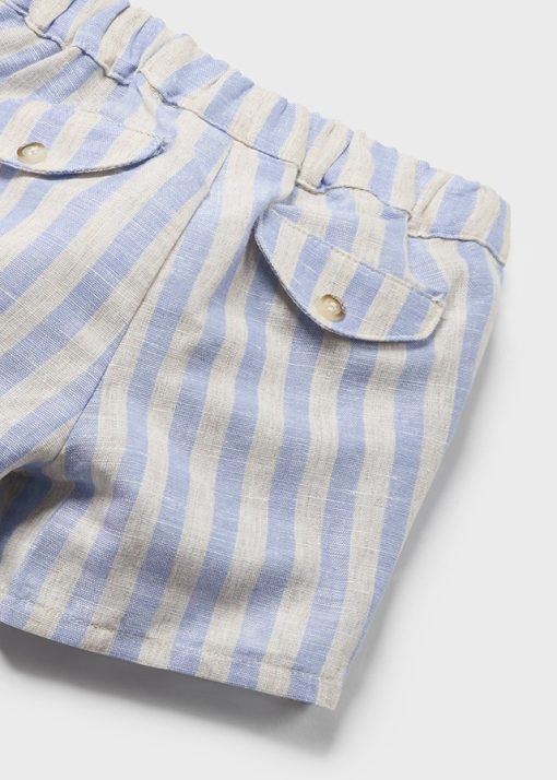 1219 Conjunto 2 piezas rayas lino