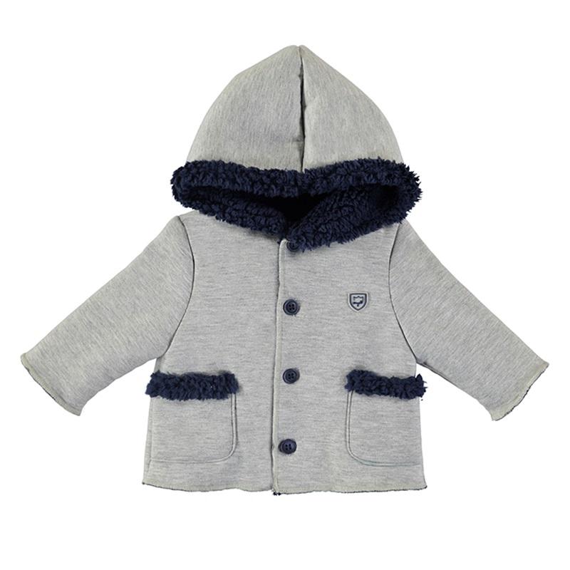 Chaqueton Bebé Niñopara recién nacido MAYORAL Ref 2408/Gris Vigore
