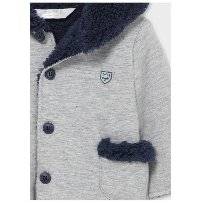 Chaqueton Bebé Niñopara recién nacido MAYORAL Ref 2408/Gris Vigore